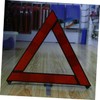 Ciieeo 3pcs Reflective Emergency Triangle Roadside Signs Sturdy Car Safety