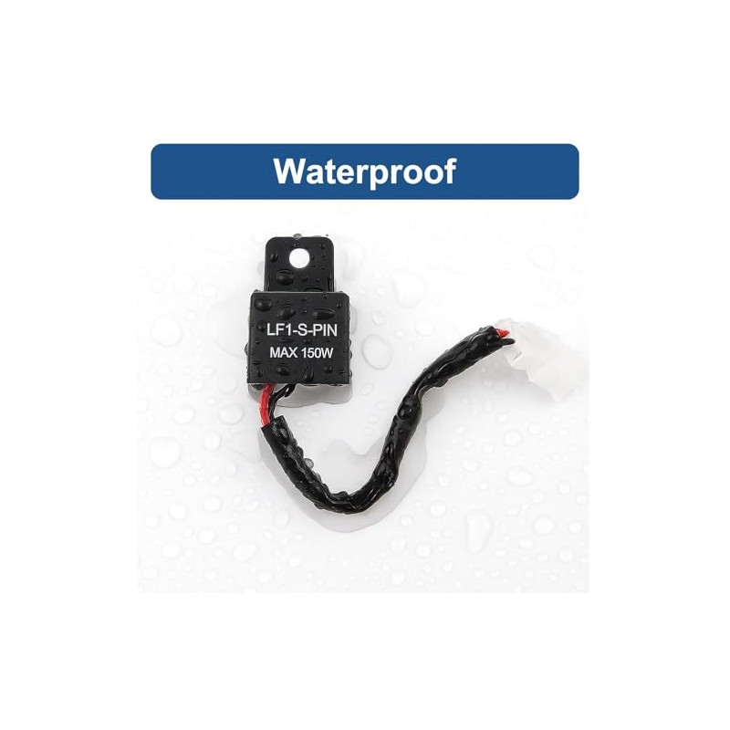 Indicator Relay, 2-Pin 12 V Motorcycle LED Indicator Relay, Universal