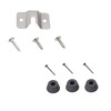 TenCloud 10 Pieces Wall Steel Bracket and Screws Hardware Kit