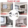 4 Pack Hinge Pin Door Stopper Adjustable Heavy Duty Hinge