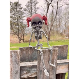 Seasons Crazy Bonez Creepy Doll Skeleton Girl