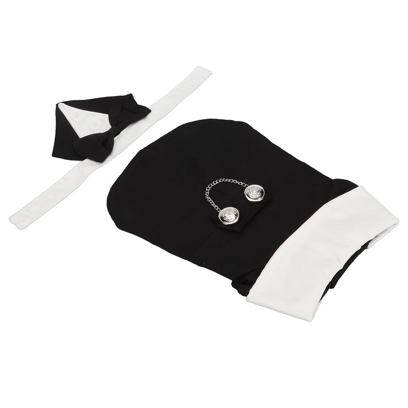 Dog Suit Soft Breathable Fashionable Bow Tie Puppy Costume for