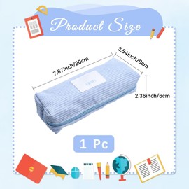 GORGECRAFT Corduroy Pencil Case Small Make Up Bag Holder for Travel Toiletries Cosmetics Stationery Storage Organiser with Zip Pencil Case School Supplies for Students Make Up Pin