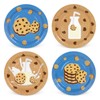 Whaline 40Pcs Milk and Cookie Birthday Plate Chocolate Chip Cookie