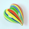 Tripact Inc M Design Art Handcraft Rainbow Stripe w/Murrine Heart