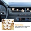 NIYATA 6pcs Car Air Vent Clips,3CM 3.3CM Daisy Flower Air