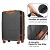 LJLB Durable Hardshell Luggage Set - 3 Piece Spinner Suitcase