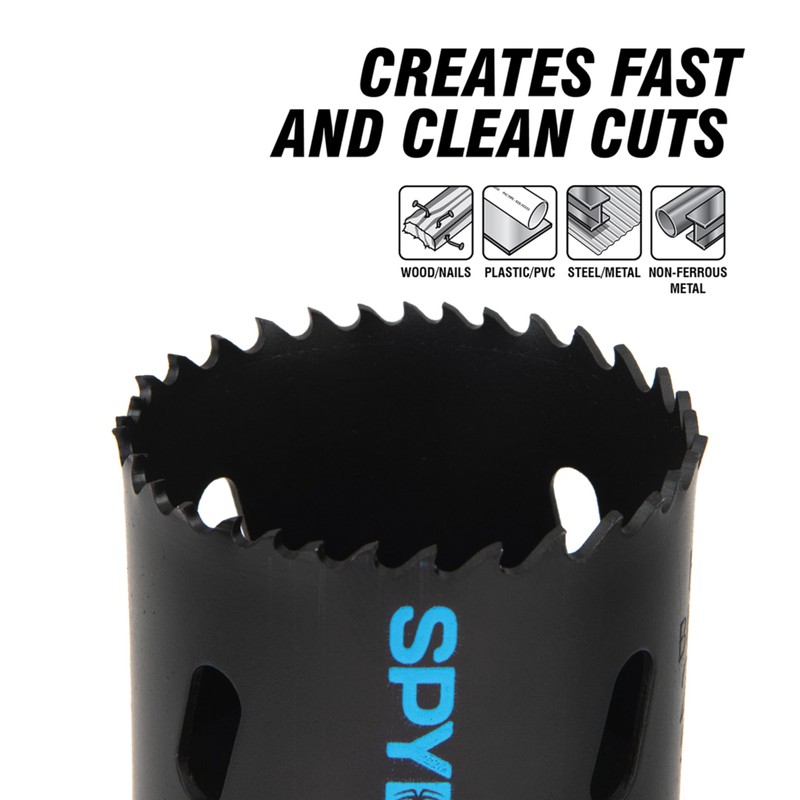 Spyder 11-Piece Bi-Metal Hole Saw Kit (600886)