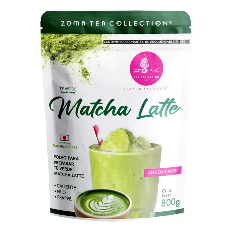 Té Verde Matcha Latte en Polvo Zoma Tea Collection 800g