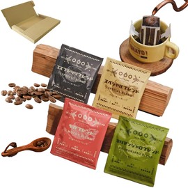 TASOGARE Drip Coffee Variety Bag, Pack of 6 Different Scents, 8g x 60p