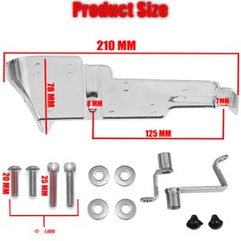 VPZMT Rear Cylinder Base Cover Trim Fit for Harley Street Glide, Electra Glide, Road Glide, Road King & Trikes 2009-2016, Chrome