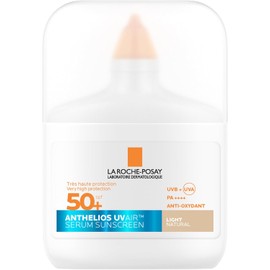 La Roche-Posay Anthelios UV AIR Serum Protector Solar SPF 50+ Tono Claro Natural, 50 ml