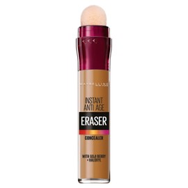 Maybelline Instant Anti Age Eraser Eye Concealer, Dark Circles and Blemish Concealer, Ultra Blendable Formula, 10 Caramel