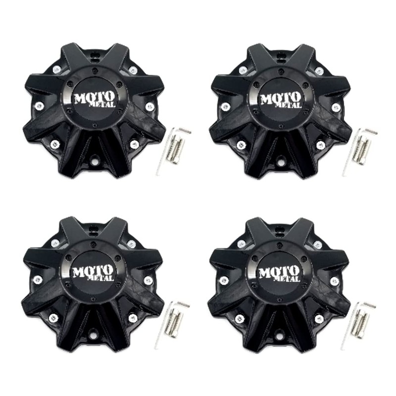 4 Pack Moto Metal Wheels MO479L214GBO MO 497L214 Gloss Black
