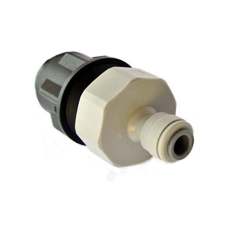 15mm Pipe to 1/4" Fridge Water Filter Pipe Adapter-Pushfit
