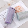 500ml Water Bottle Stainless Steel Rhinestone Decoration Vacuum Water Cup