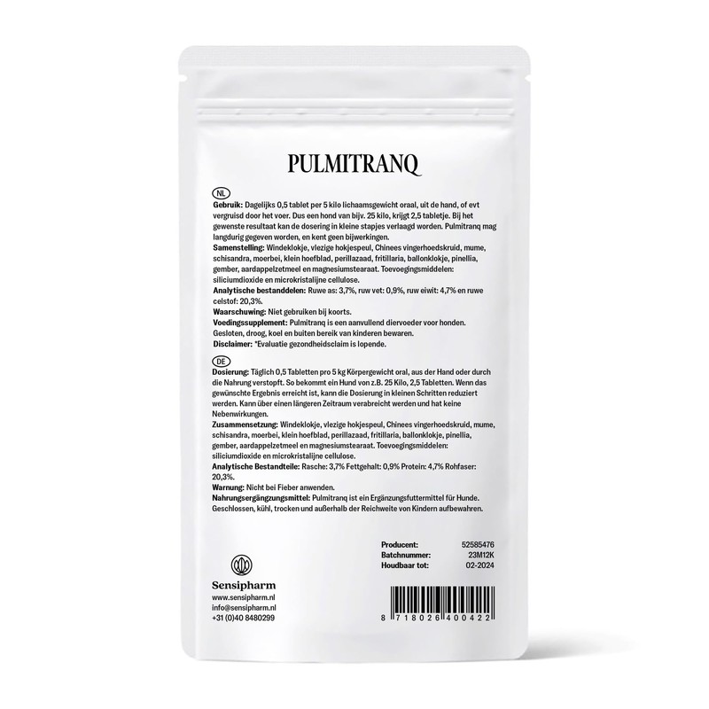 Sensipharm Pulmitranq - Dietary Supplement for Lungs and Respiratory Tract