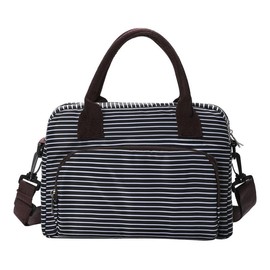 Lunch Bag for Women Men 11 L Large Insulated Reusable Lunch Box Girls Water Resistant Portable Cooler Tote Bag for Work Picnic:_Grey Stripe