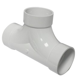 Canplas 193724 PVC DWV 2-Way Cleanout FTG, White
