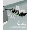 Plugable Regleta Protectora contra sobretensiones con USB y 12 Salidas