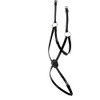Collegiate Mono Crown Grackle Noseband, Black, Cob