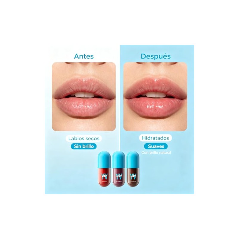 Set de Brillos Labiales con Aguacate, Set B, 3 Piezas