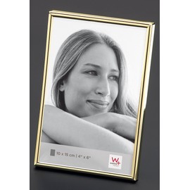 Walther design WD015G Chloe Portrait Frame, 10x15 cm (3,9 x 5,9 inch), gold
