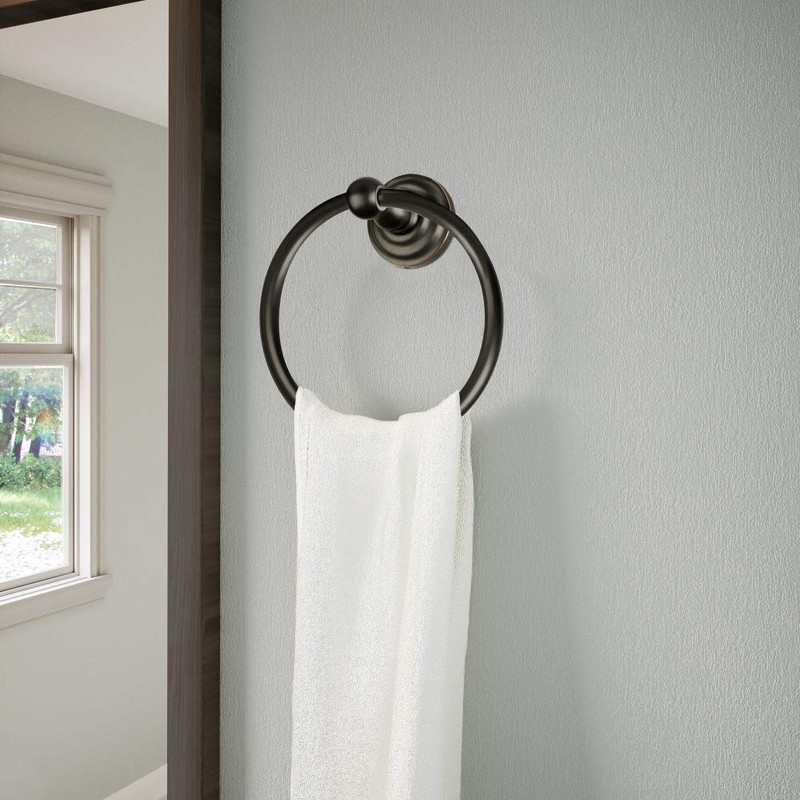 Design House 538421 Calisto Towel Ring, Oil Rubbed Bronze, One