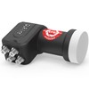 DUR-line + Ultra Quad LNB – 4 Participants Black –