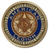 American Legion Medallion for Box Cremation Urn/Flag Case - 2 Inch Diameter