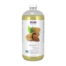 NOW Aceite de Almendra Puro 100% - Hidratante Natural para la Piel 946 ml