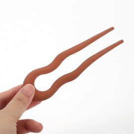 Mikinona 7-piece French Hair Pin Set Long Hair French Forks Cellulose Acetate Tortoise Stick Hairpins for Women u Hairpin Non-slip Matte Material Colorful Hair Accessories