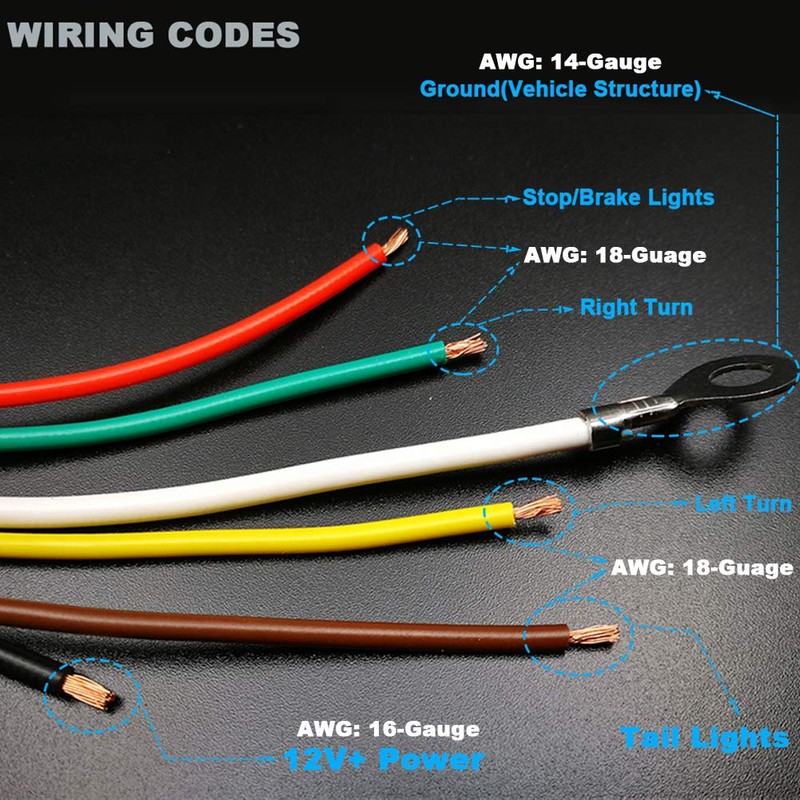 CARROFIX Convertidor de luz trasera de remolque de 3 a