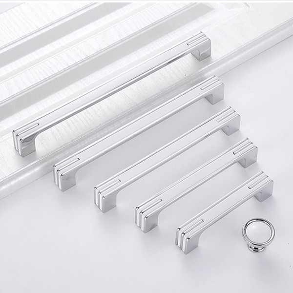 Guolich 2 Pcs Hole Centers 5.03 Inch(128mm) Kitchen Drawer Handle