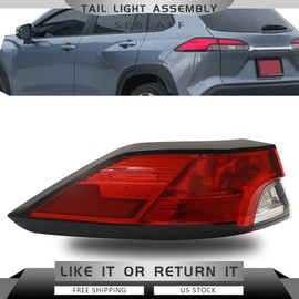 SEBLAFF For 2022-2023 Toyota Corolla Cross L/LE Left Driver Side Outer Tail Light Lamp