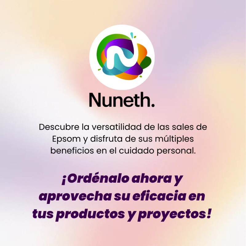 Nuneth Sal Epsom 1 Kg Sulfato De Magnesio