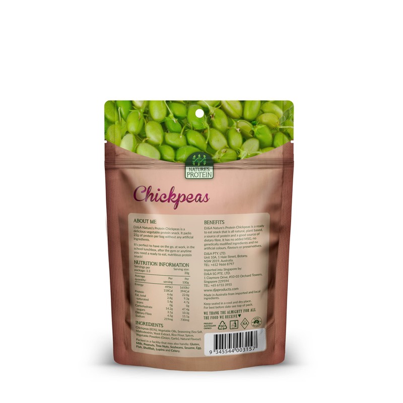 DJ & A Nature's Protein Chickpeas 100 g