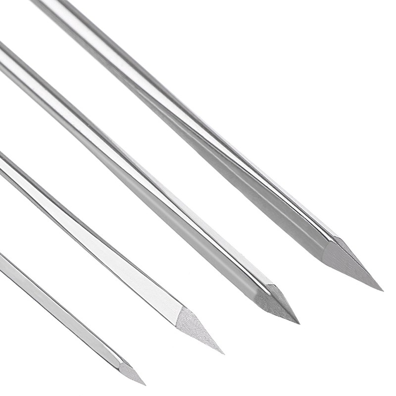 4 Pieces Leather Stitching Needle with 4 Different Sizes for