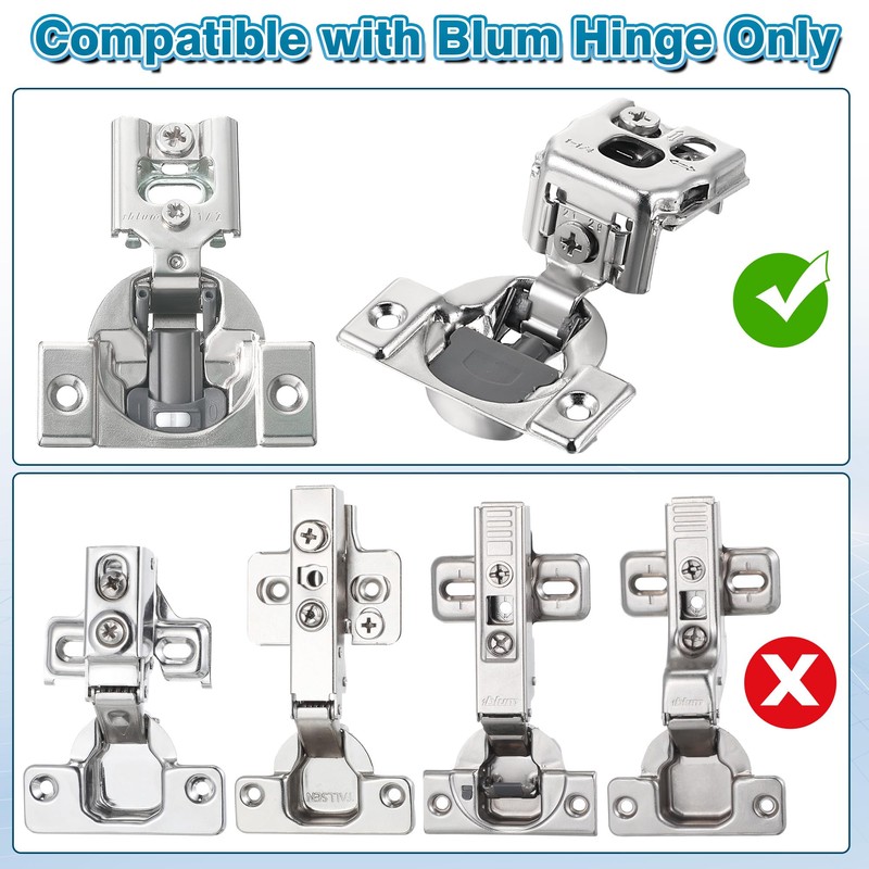 Dreyoo 50 Pcs Cabinet Restrictor Clips, 86 Degree Angle Restriction