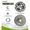 Hicello Ms170 Sprocket 3/8" 6T Clutch Drum Kit Replacement for