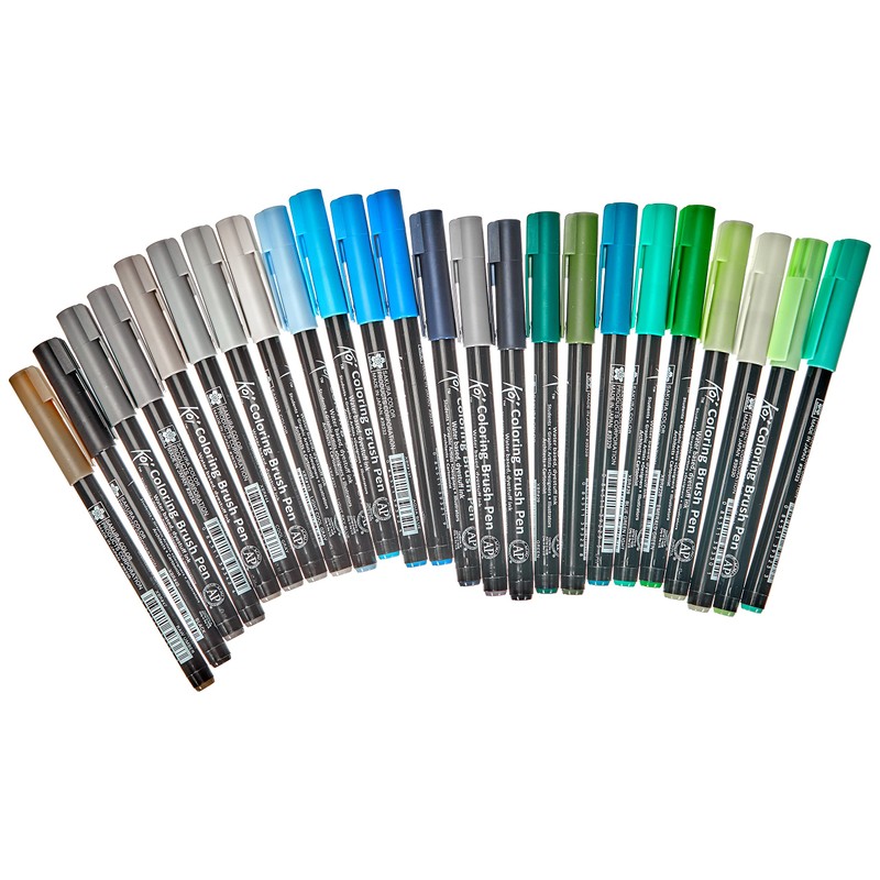 Pinselstift Koi Coloring Brush Set, 48 Farben