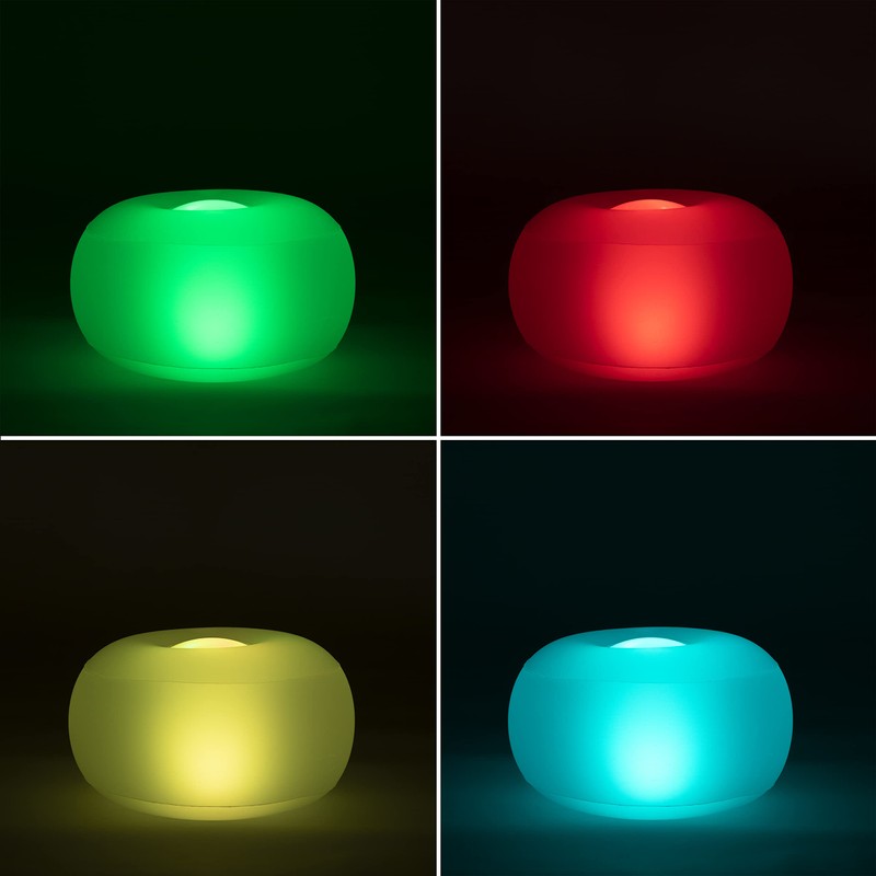 InnovaGoods PULIGHT Inflatable Chair, White, Unica