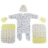 Sleep-n-Play, Cap, Mittens and Washcloths - 7 Pc Set -