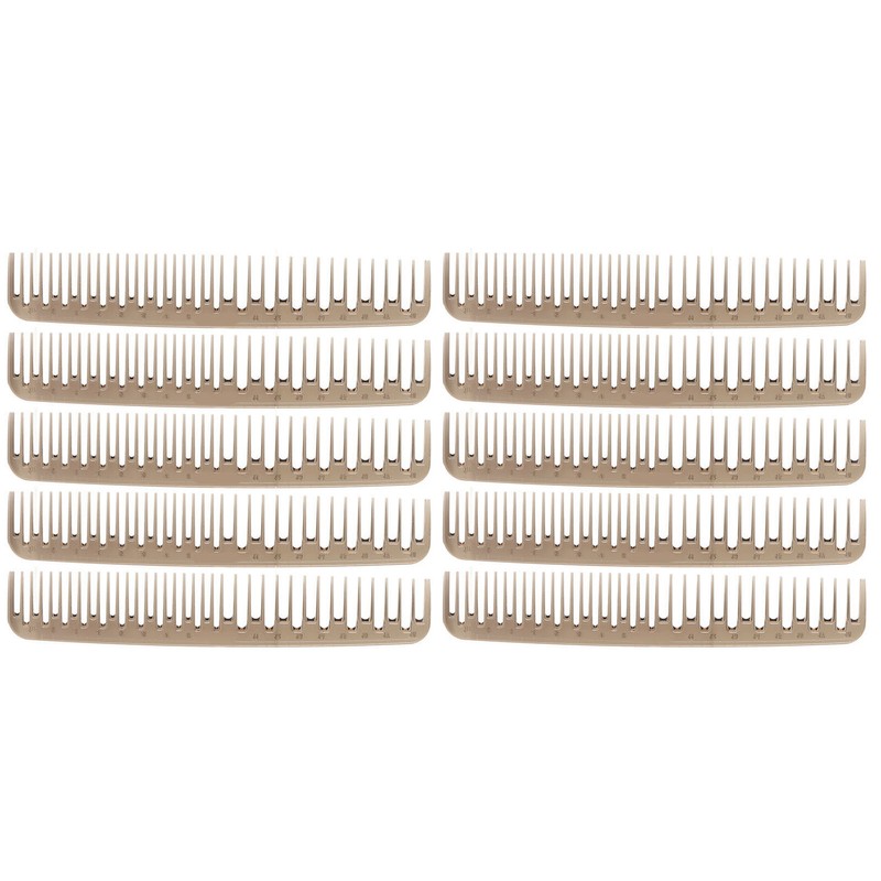 10pcs Double Tooth Comb Detangling Prevent Static Lightweight Wide Fine