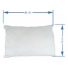 Blancos Pileso 2 Almohadas Hoteleras 45x65cm Hipoalergénica Lavable