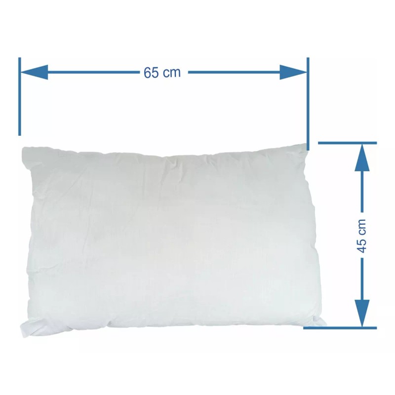 Blancos Pileso 2 Almohadas Hoteleras 45x65cm Hipoalergénica Lavable