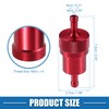 A ABSOPRO Universal Gas Inline Fuel Filter Gasoline Filter for
