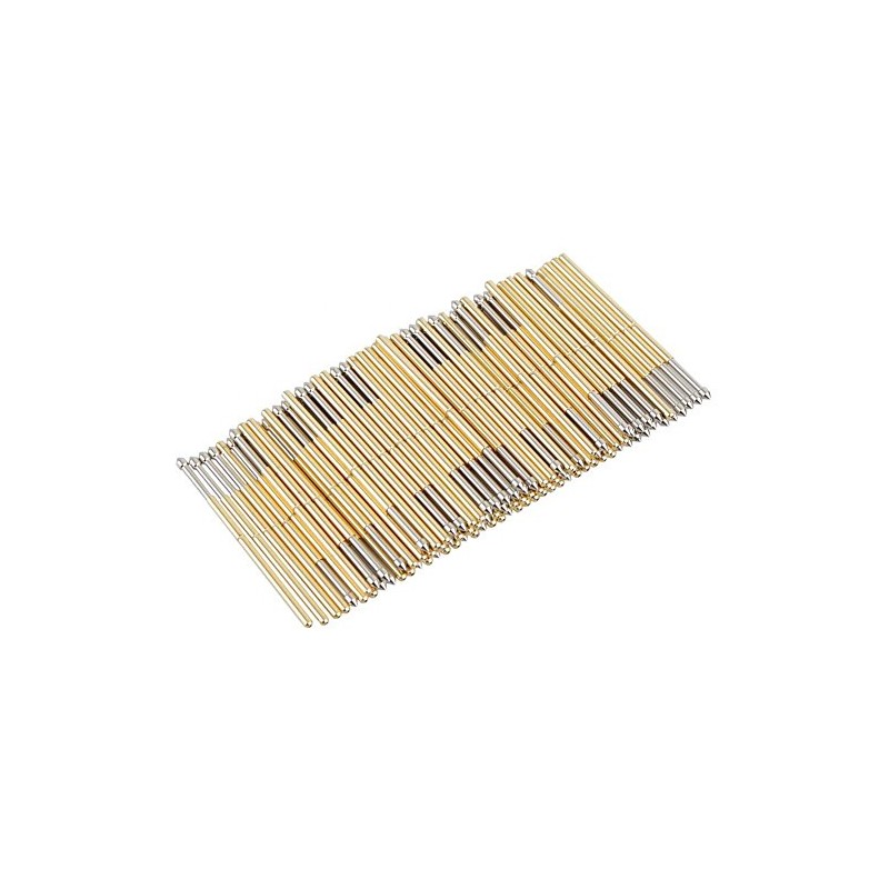 Pogo Pins, Pack of 100 P100-E2 Spring Contact with 1.5