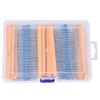 2600Pcs Metal Film Resistors Assortment Kits Set Durable Electronic Components