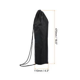 PATIKIL 470mm Monopod Carrying Case Long Monopod Bag Monopod Carrying Bag with Nylon Shoulder Strap Portable Folding for Camera Tripod Black, Modern